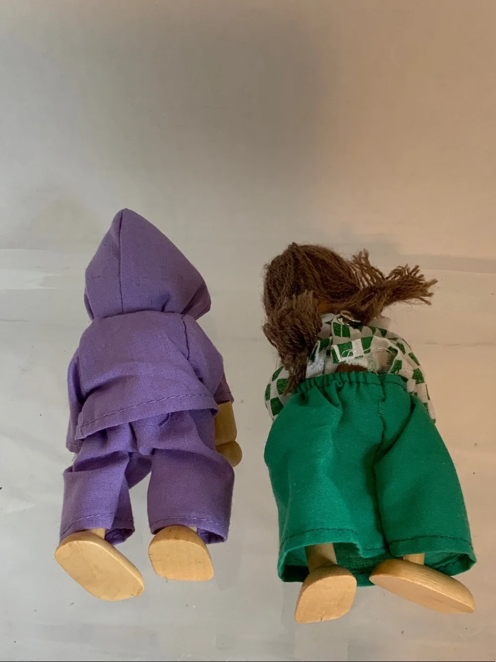 Purple Hooded Doll Outfit for Play Dolls - Kids Toy Clothing
